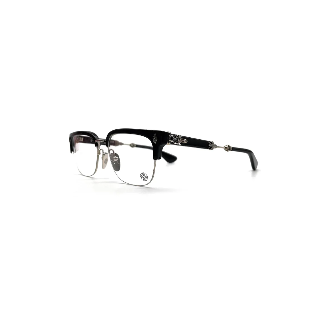 Chrome Hearts Evagilist Diamond BK/SS Glasses Frame Chrome Hearts Evagilist Diamond BK/SS Glasses Frame