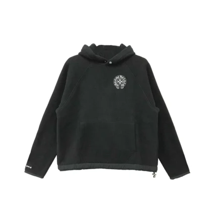 Chrome Hearts Horseshoe Embroidered Polar Fleece Hoodie