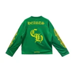 Chrome Hearts Green Mesh Jersey Long Sleeve Tee