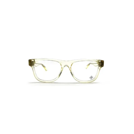 Chrome Hearts HARD WC Silver Cross Glasses Frame