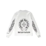 Chrome Hearts Hong Kong Exclusive Horseshoe Floral Sleeve Long Sleeve Shirt