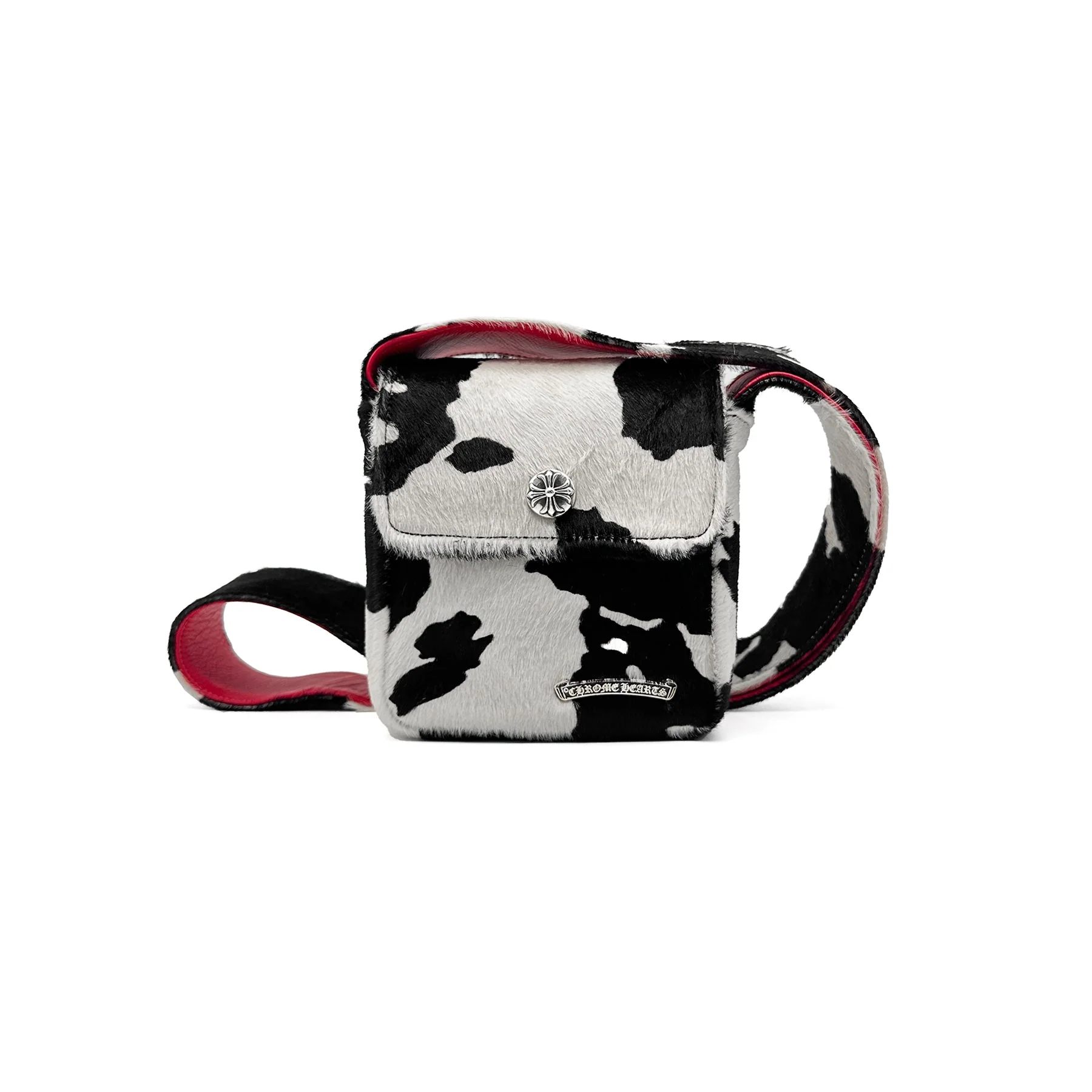 Chrome Hearts Pony Hair Cow Stripe Hot Pot Crossbody Bag Chrome Hearts Chrome Hearts Pony Hair Cow Stripe Hot Pot Crossbody Bag