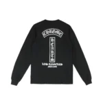 Chrome Hearts LA Los Angeles Exclusive T-bar Script Logo Long Sleeve T-shirt