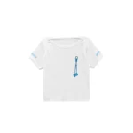 Chrome Hearts Las Vegas Exclusive Dice Logo Cropped Short Sleeves Tee