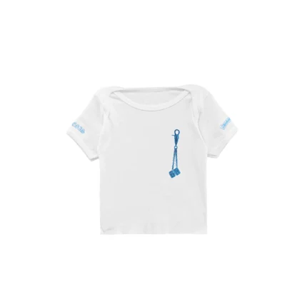Chrome Hearts Las Vegas Exclusive Dice Logo Cropped Short Sleeves Tee