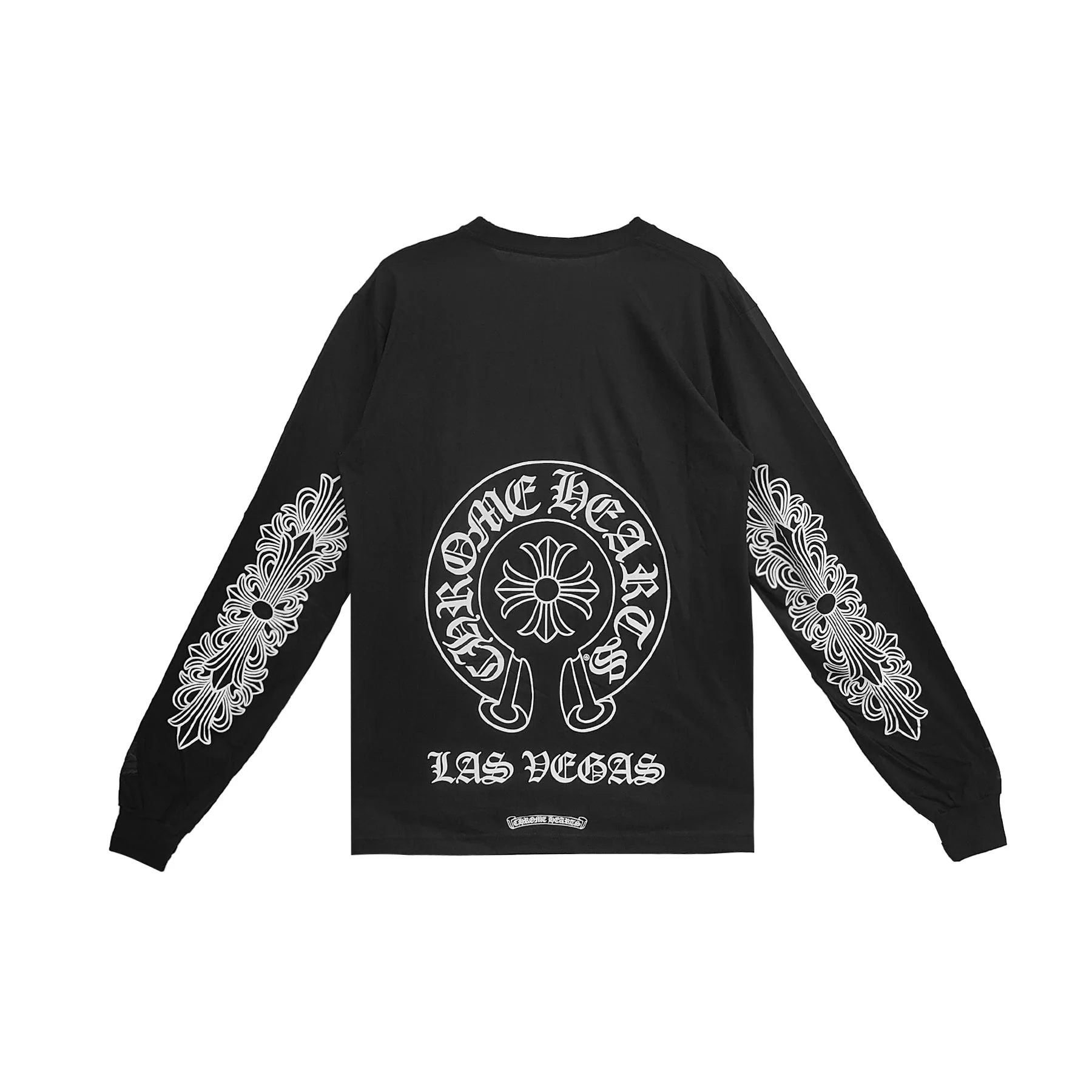 Chrome Hearts Las Vegas Exclusive Horseshoe Black Long Sleeve Tee Chrome Hearts Las Vegas Exclusive Horseshoe Black Long Sleeve Tee