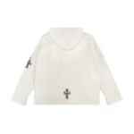 Chrome Hearts Leopard Cross Patch Cashmere Pullover Hoodie