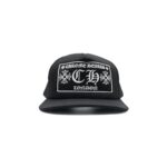 Chrome Hearts London CH Embroidered Patch Black Baseball Cap