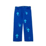 Chrome Hearts London Exclusive Blue Cross Patch Jeans II