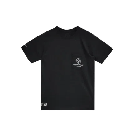Chrome Hearts Los Angeles Exclusive Scroll Label Cross Short Sleeve T-shirt Tee