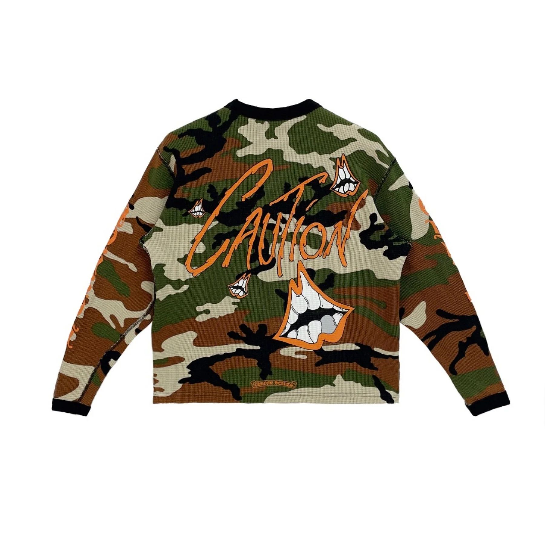 Chrome Hearts Matty Boy Camouflage Waffle Thermal Long Sleeve Tee Chrome Hearts Matty Boy Camouflage Waffle Thermal Long Sleeve Tee