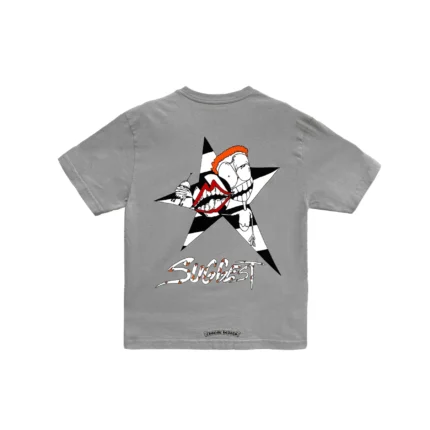 Chrome Hearts Matty Boy Grey Suggest Short Sleeve Tee