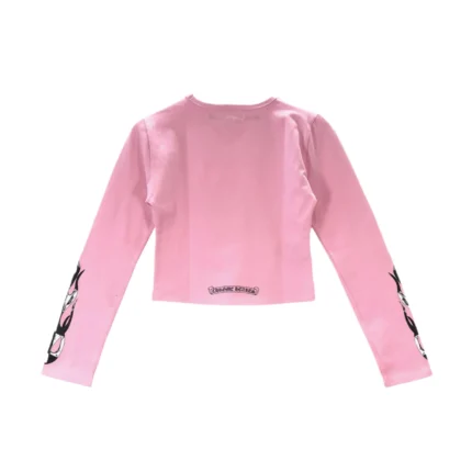 Chrome Hearts Matty Boy Pink Cycling Long Sleeve T-shirt
