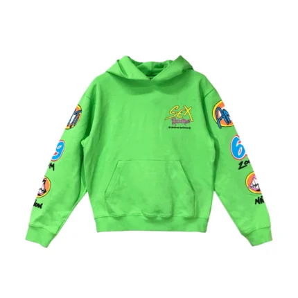 Chrome Hearts Matty Boy Sex Record Green Hoodie