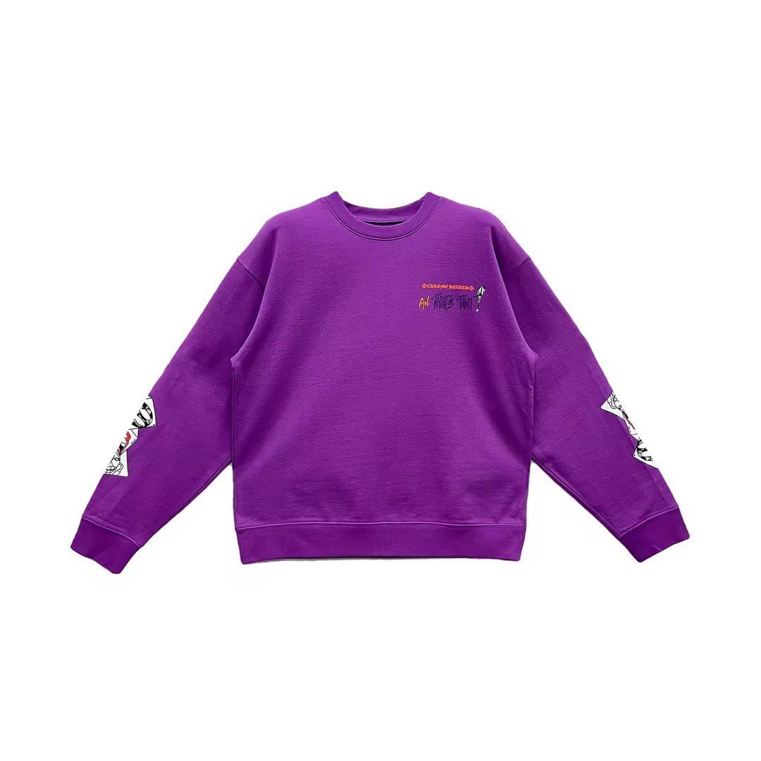 chrome-hearts-matty-boy-purrelle-graffiti-sweatshirt-860339.jpg Chrome Hearts Matty Boy Chomper PURRELLE Graffiti Sweatshirt - Image 1