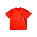 Chrome Hearts Matty Boy Red Flame Hearts Short Sleeve Tee