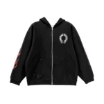 Chrome Hearts Matty Boy Sex Record Thermal Zip Up Hoodie