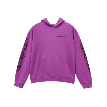 Chrome Hearts Matty Boy Spider Web Purple Hoodie