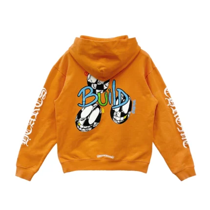 Chrome Hearts Matty Boy Chomper Vanity Orange Pullover Hoodie