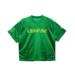 Chrome Hearts Mesh Ice Hockey Green Short Sleeve Tee