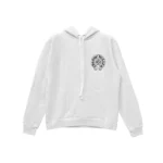 Chrome Hearts Miami Exclusive Horseshoe Logo White Pullover Hoodie