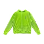 Chrome Hearts Miami Exclusive Script Logo Neon Green Hoodie