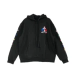 Chrome Hearts Multi-Color Cemetery Cross Logo Hoodie