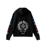 Chrome Hearts Multi Color Horseshoe Logo Zip Up Hoodie
