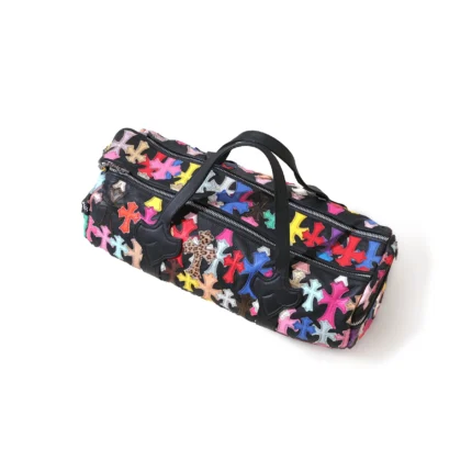 Chrome Hearts Multicolor Cross Patch Keepall Oversized Duffle Bag