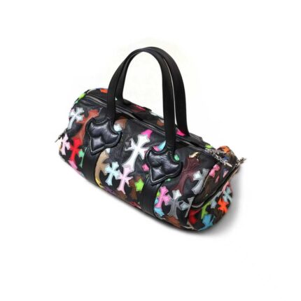 Chrome Hearts Multicolor Cross Patch Keepall Medium Duffle Bag