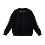 Chrome Hearts Neck Logo Black Sweatshirt