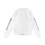 Chrome Hearts Neck Logo White Long Sleeve T-Shirt Tee