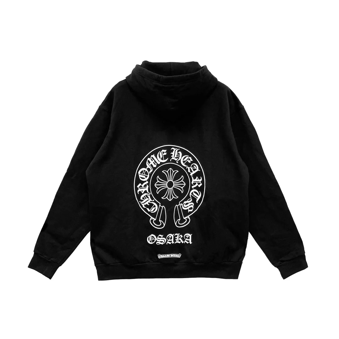 Chrome Hearts Osaka Exclusive Horseshoe Logo Pullover Hoodie Chrome Hearts Osaka Exclusive Horseshoe Logo Pullover Hoodie