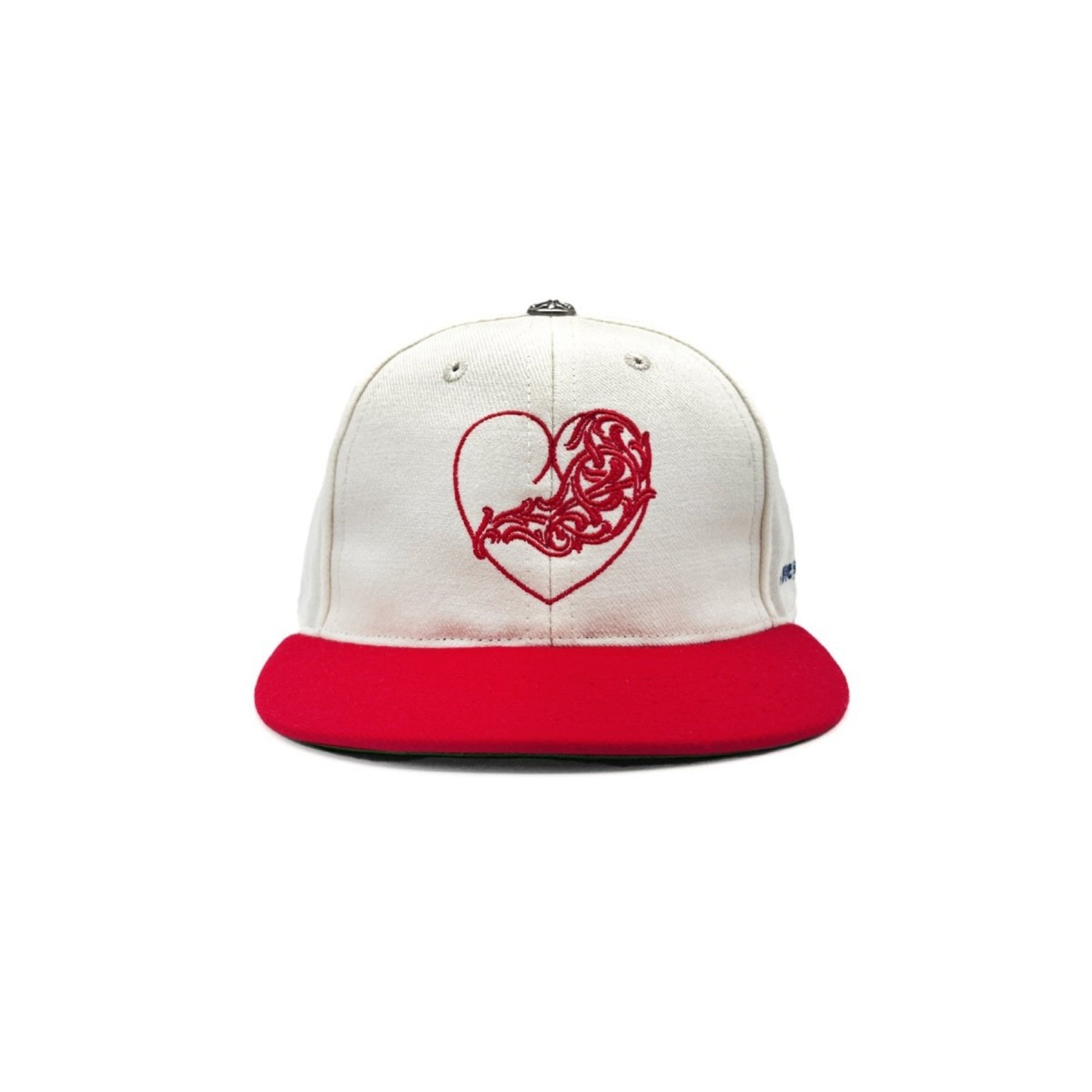 chrome-hearts-redwhite-vine-hearts-embroidered-cap-1390556.jpg Chrome Hearts Red & White Vine Hearts Embroidered Cap - Image 1