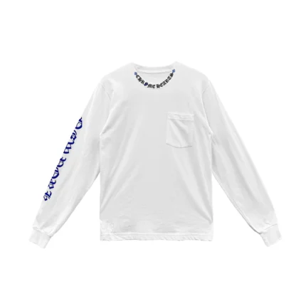Chrome Hearts Rolling Stones Blue Tongue Long Sleeve Shirt