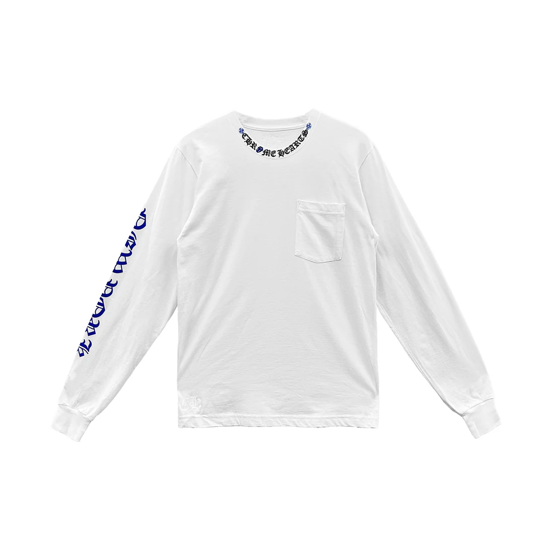 Chrome Hearts Rolling Stones Blue Tongue Long Sleeve Shirt Chrome Hearts Rolling Stones Blue Tongue Long Sleeve Shirt