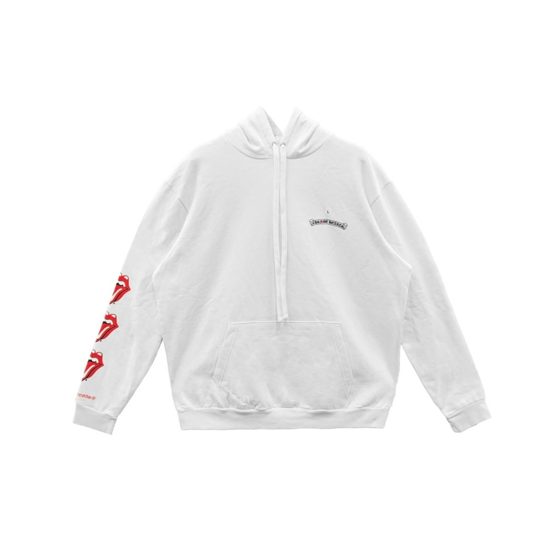 Chrome Hearts Rolling Stones Scroll Logo Hoodie Chrome Hearts Rolling Stones Scroll Logo Hoodie