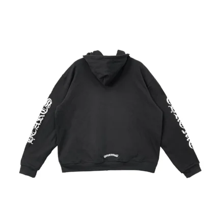 Chrome Hearts Script Logo Classic Zip Up Hoodie