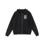 Chrome Hearts Script Logo Zip Up Hoodie