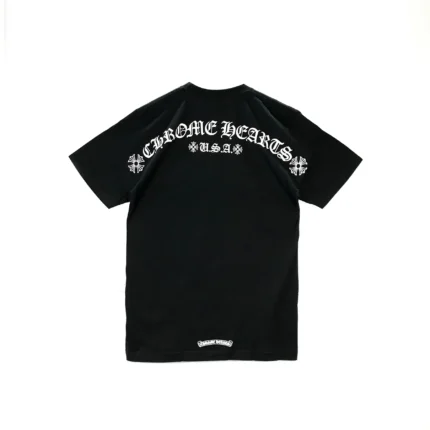 Chrome Hearts Script USA Logo Short Sleeve T-shirt