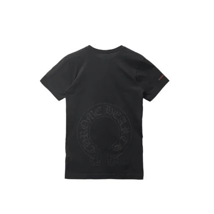 Chrome Hearts Scroll Horseshoe Logo Short Sleeve Tee