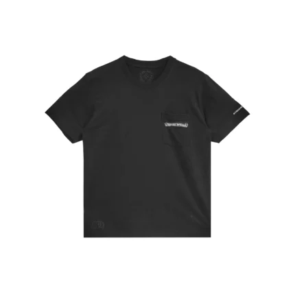Chrome Hearts Scroll Label Black Short Sleeve T-Shirt Tee