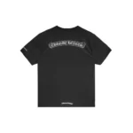 Chrome Hearts Scroll Label Black Short Sleeve T-Shirt Tee