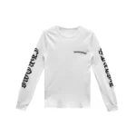 Chrome Hearts Scroll Logo Sleeve Waffle Thermal Shirt