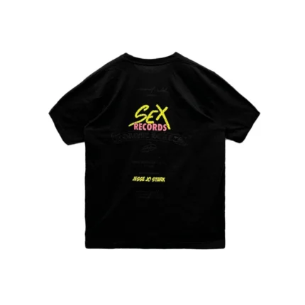 Chrome Hearts Sex Records&Maxfield Short Sleeve Tee