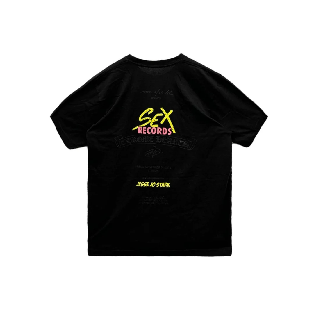 Chrome Hearts Sex Records&Maxfield Short Sleeve Tee Chrome Hearts Sex Records&Maxfield Short Sleeve Tee