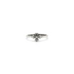 Chrome Hearts Silver Bubblegum Cross Ring