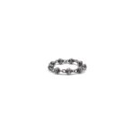 Chrome Hearts Silver Cross Ball Ring