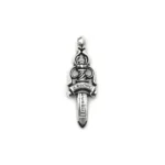 Chrome Hearts Silver Dagger Large Pendant