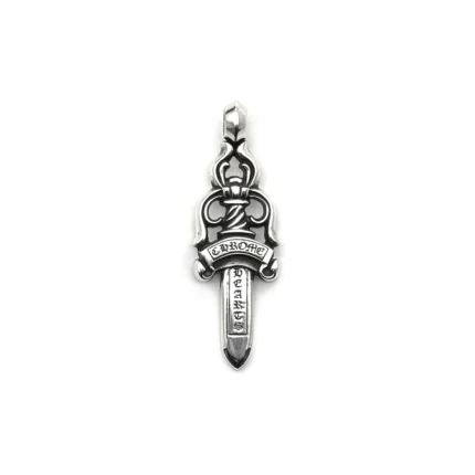 Chrome Hearts Silver Dagger Large Pendant
